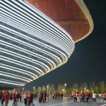 Xi’an International Football Center, designed by Zaha Hadid Architects (ZHA), China
