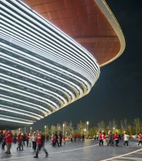 Xi’an International Football Center, designed by Zaha Hadid Architects (ZHA), China