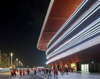 Xi’an International Football Center, designed by Zaha Hadid Architects (ZHA), China