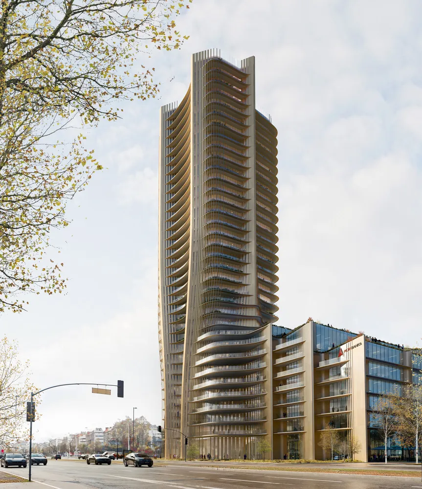 Alta Tower in New Belgrade, Serbia, by Zaha Hadid Architects