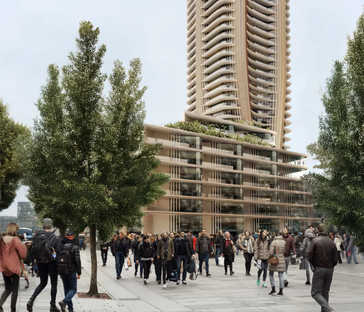 Alta Tower in New Belgrade, Serbia, by Zaha Hadid Architects