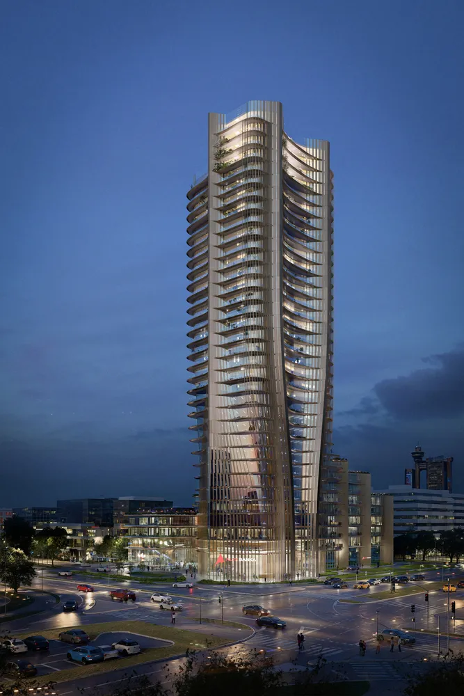Alta Tower in New Belgrade, Serbia, by Zaha Hadid Architects