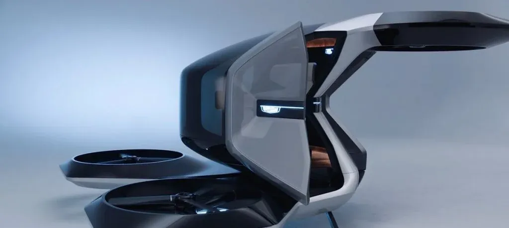 Cadillac Halo: GM Reveals a Futuristic, Fully Autonomous Flying Car Concept-General motors