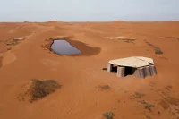 Desert Ark: 3D-Printed Modular Shelter in Mongolia's Tengger Desert by designRESERVE