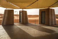 Desert Ark: 3D-Printed Modular Shelter in Mongolia's Tengger Desert by designRESERVE