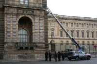 Jewelry Heist at the Louvre Museum in Paris
