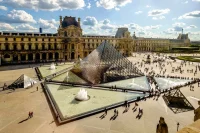 Jewelry Heist at the Louvre Museum in Paris