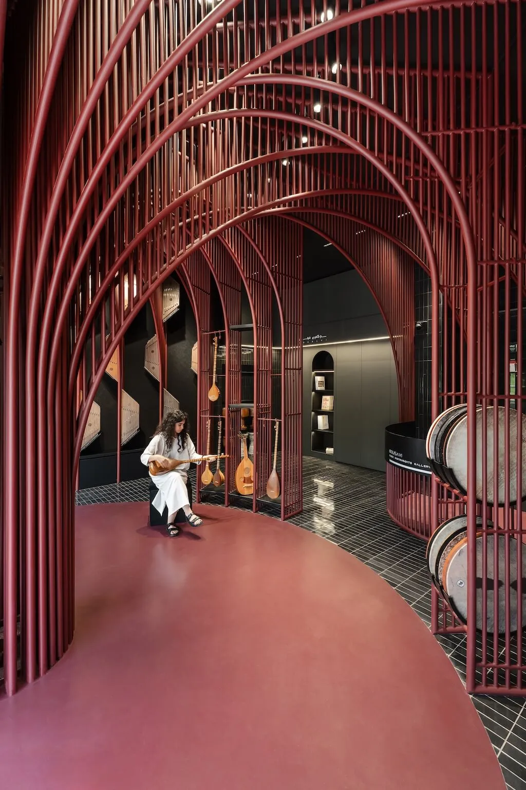 Tehran’s Mousavi Music Instruments Gallery by Neda Mirani 5 Mousavi - Music Instruments Gallery by Iranian Architect Neda Mirani