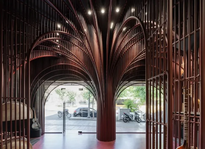 Mousavi - Music Instruments Gallery by Iranian Architect Neda Mirani