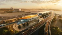 SOM Designs World's Tallest Metro Station in Dubai