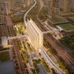 SOM Designs World's Tallest Metro Station in Dubai