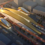 SOM Designs World's Tallest Metro Station in Dubai