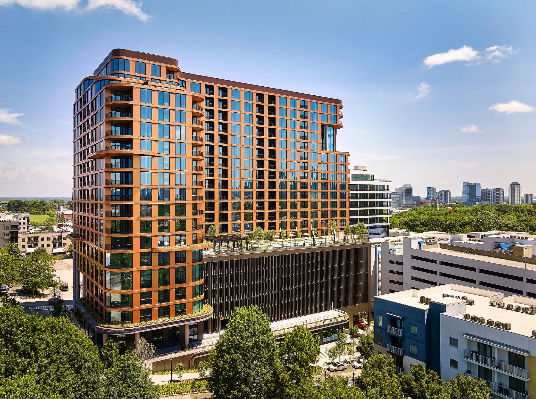 Oppenheim Unveils Glistening Copper Landmark Stella at Star Metals in Atlanta 5 Stella at Star Metals, Oppenheim Architecture