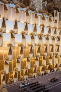 Golden Muqarnas Twins Redefining Luxury: The Espinas Royal Towers by MASK Architects
