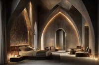 Golden Muqarnas Twins Redefining Luxury: The Espinas Royal Towers by MASK Architects