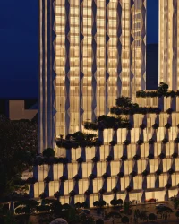 Golden Muqarnas Twins Redefining Luxury: The Espinas Royal Towers by MASK Architects