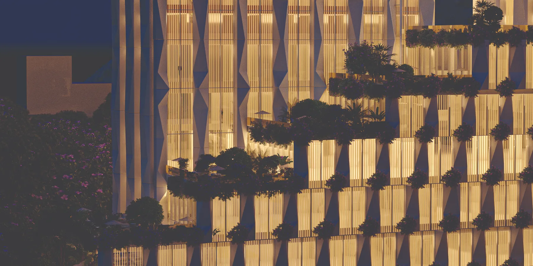 Golden Muqarnas Twins Redefining Luxury: The Espinas Royal Towers by MASK Architects