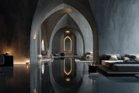 Golden Muqarnas Twins Redefining Luxury: The Espinas Royal Towers by MASK Architects
