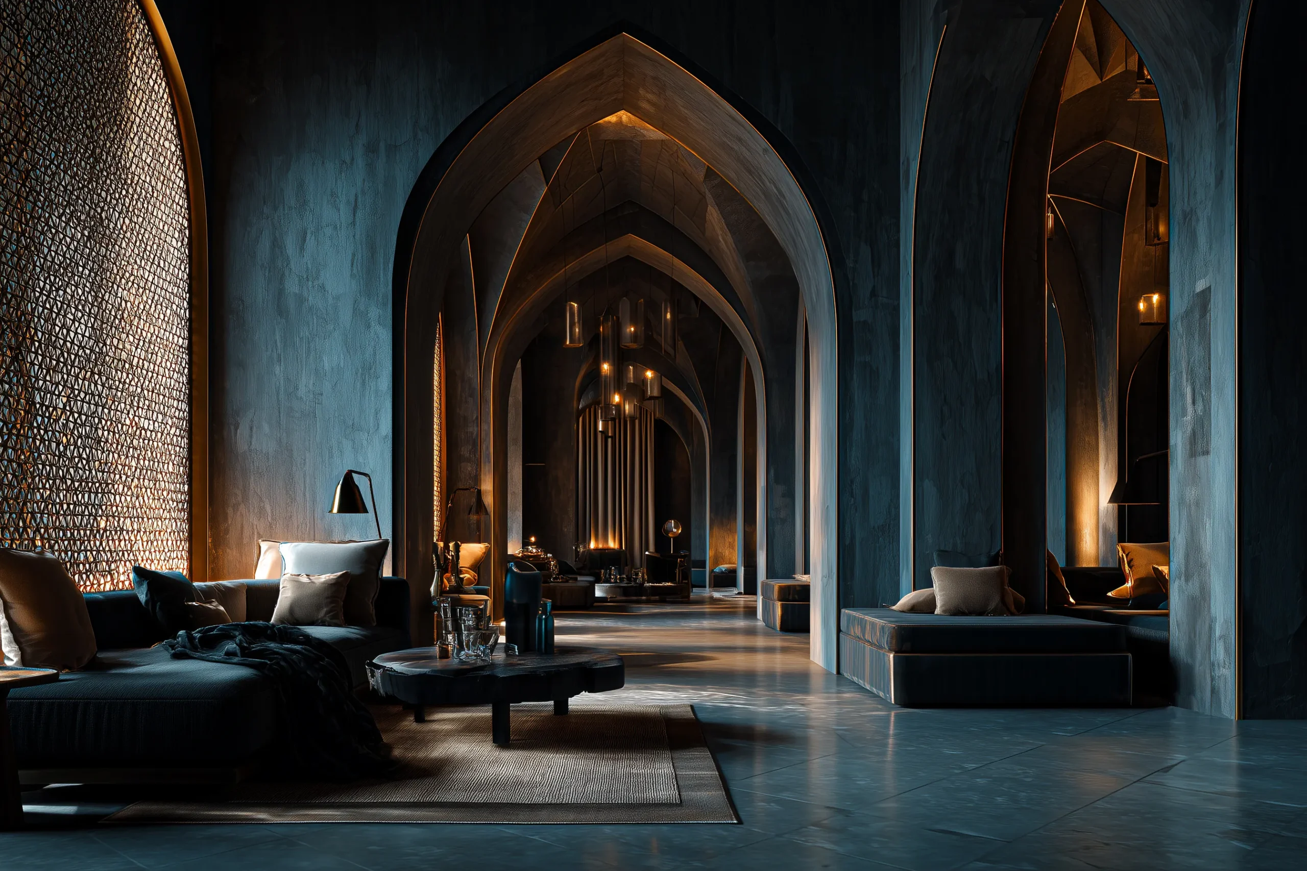 Golden Muqarnas Twins Redefining Luxury: The Espinas Royal Towers by MASK Architects