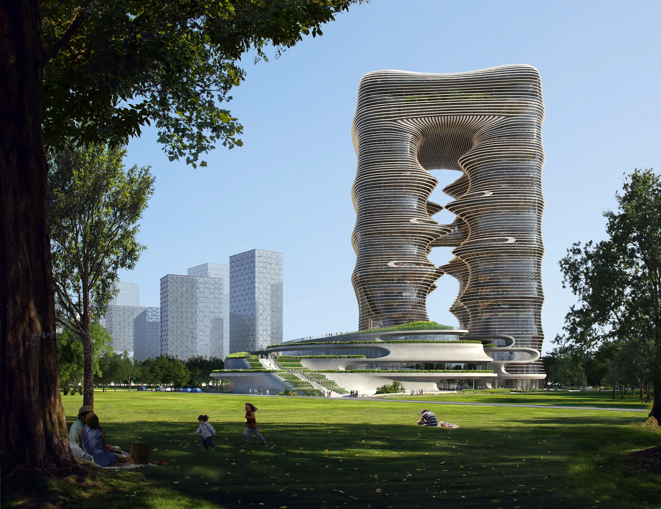 Zaha Hadid Architects’ Yidan Center in Shenzhen