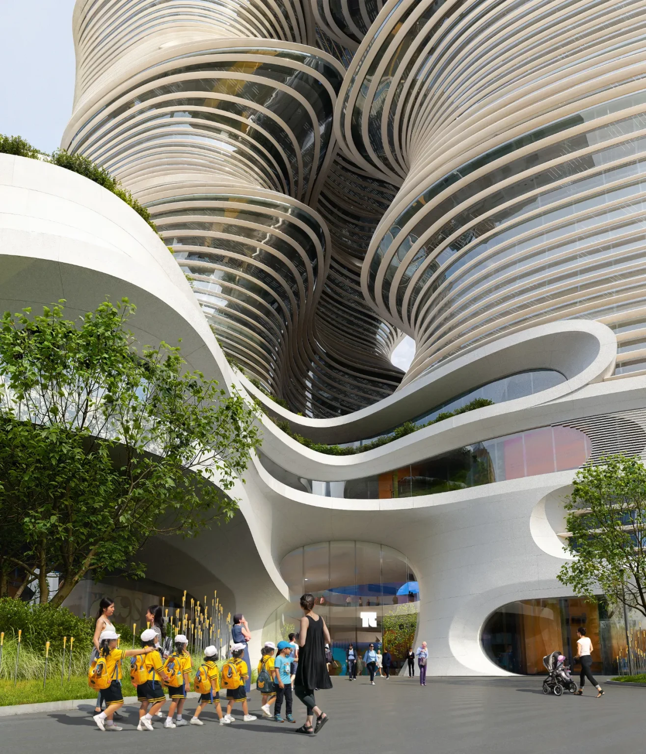 Zaha Hadid Architects’ Yidan Center in Shenzhen