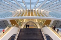 Belgium, New Gare de Mons Station by Santiago Calatrava Now Open