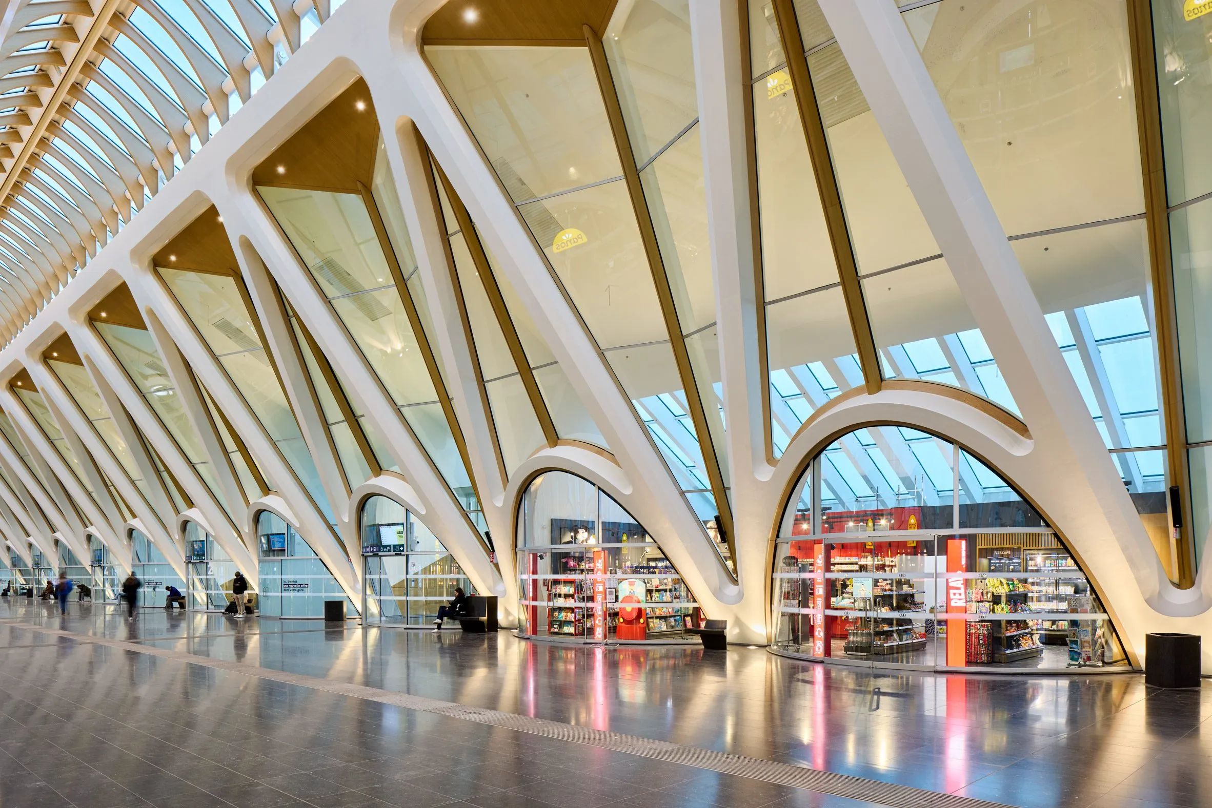 Belgium, New Gare de Mons Station by Santiago Calatrava Now Open