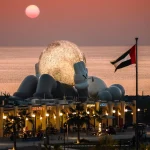 KAWS’s 32-Meter Companion Raises a Glowing Moon in Abu Dhabi