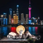 KAWS’s 32-Meter Companion Raises a Glowing Moon in Abu Dhabi