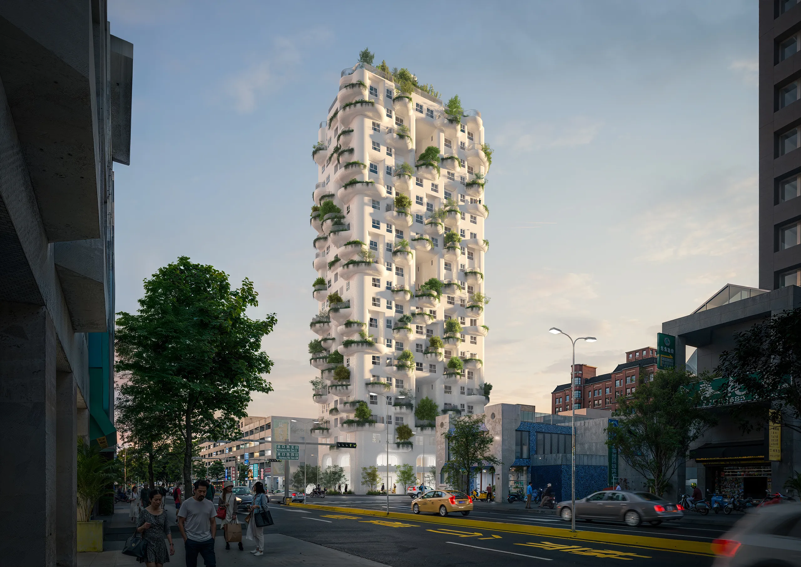 MVRDV’s ‘The Island’, A Sculpted Vertical Garden