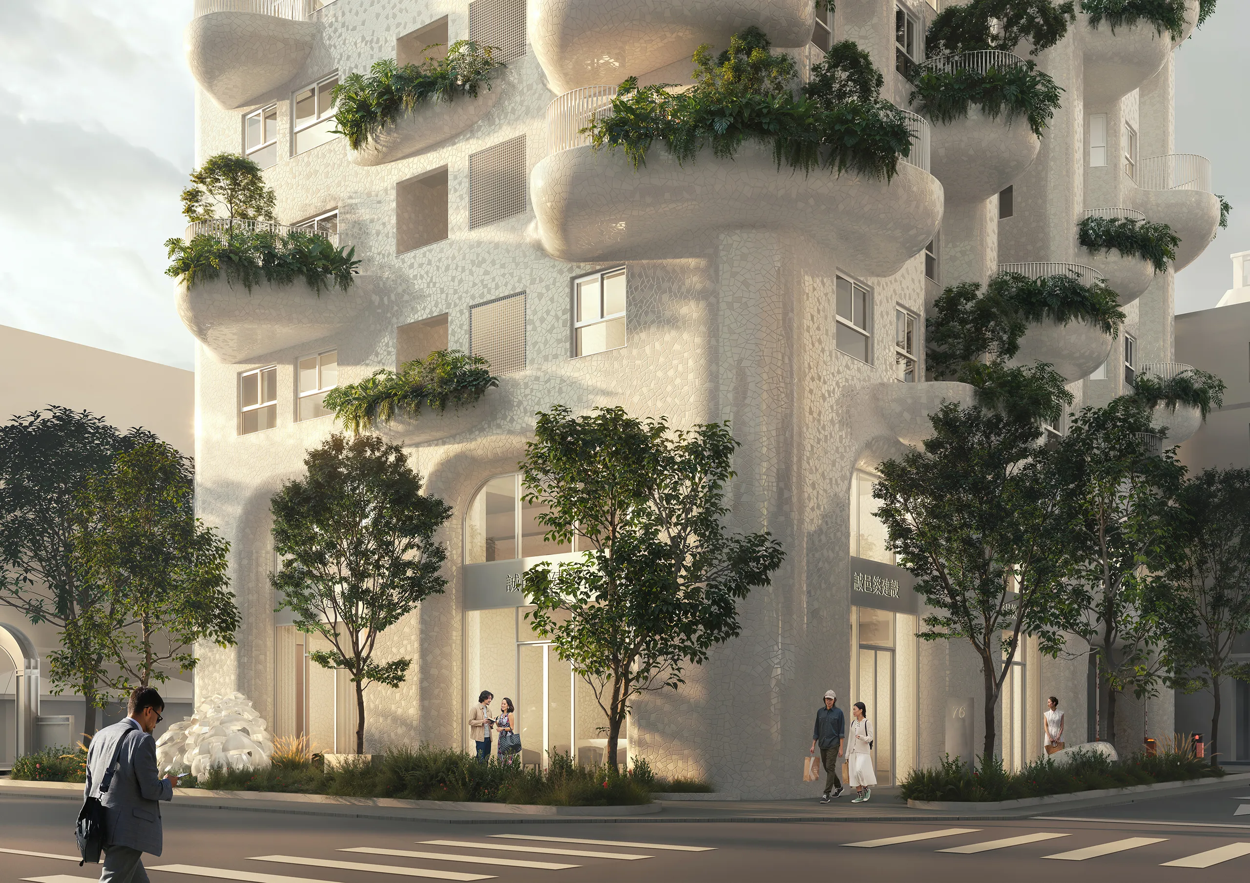 MVRDV’s ‘The Island’, A Sculpted Vertical Garden