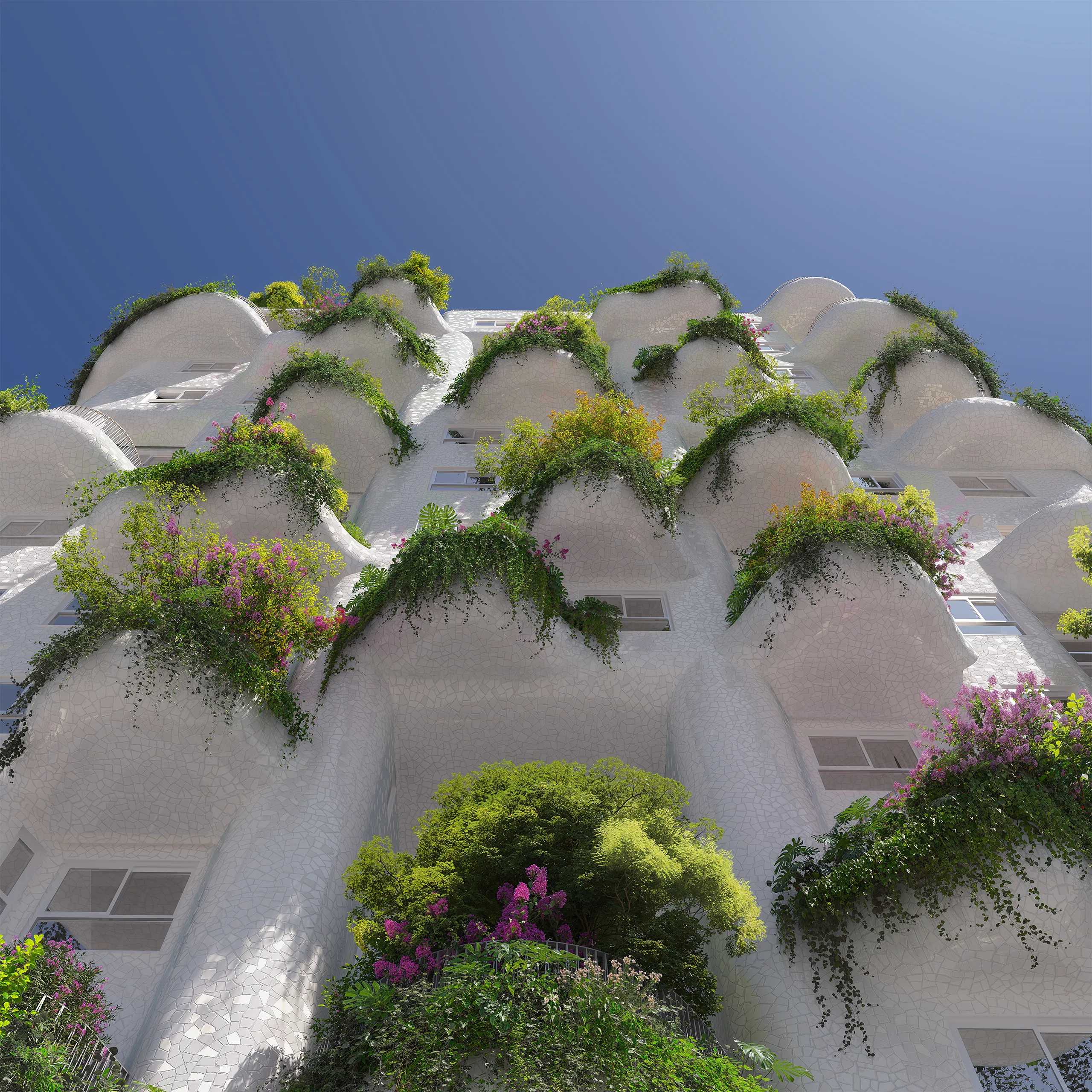 MVRDV’s ‘The Island’, A Sculpted Vertical Garden