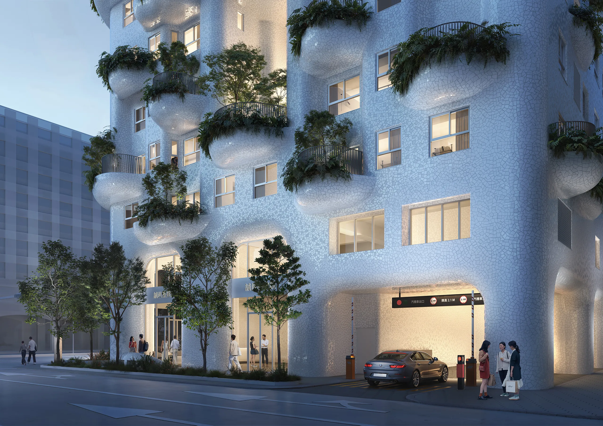MVRDV’s ‘The Island’, A Sculpted Vertical Garden