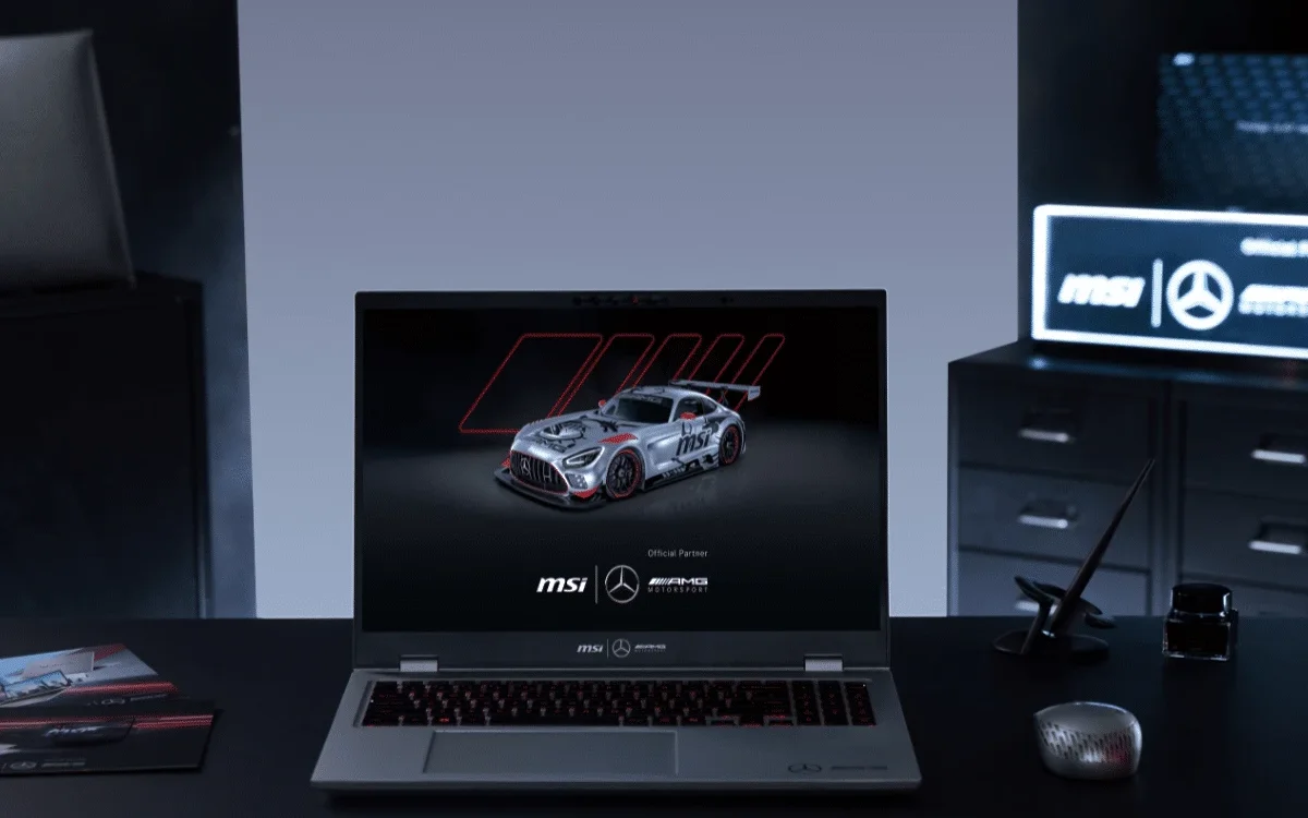 Mercedes-AMG Launches Its First Gaming Laptop in Partnership with MSI
