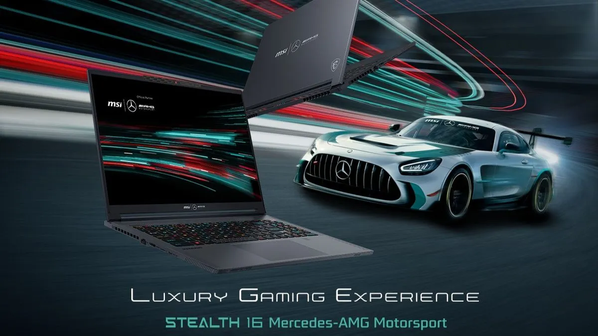 Mercedes-AMG Launches Its First Gaming Laptop in Partnership with MSI