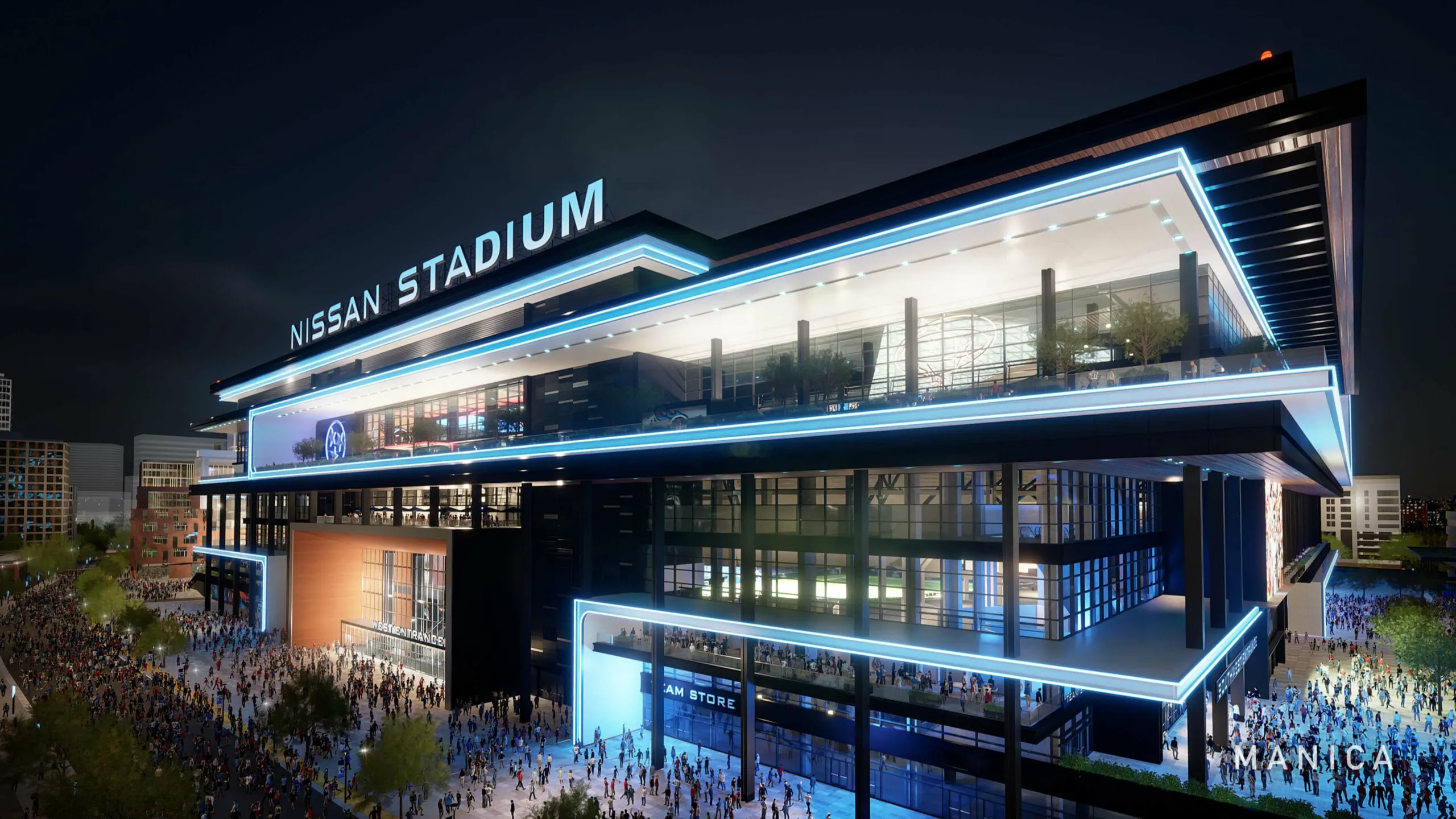 $2.1B New Nissan Stadium Nears Completion in Nashville 6 Nissan Stadium, Tennessee Titans