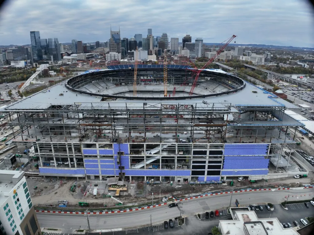 $2.1B New Nissan Stadium Nears Completion in Nashville 5 Nissan Stadium, Tennessee Titans