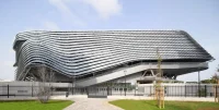 The Ceramic-Skinned Roig Arena by HOK and ERRE Arquitectura