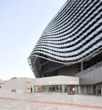The Ceramic-Skinned Roig Arena by HOK and ERRE Arquitectura