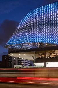 The Ceramic-Skinned Roig Arena by HOK and ERRE Arquitectura