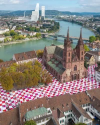 Basel Reveals Its First City-Scale Cloth Installation – The BIGNIK Project by the Riklin Brothers