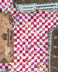 Basel Reveals Its First City-Scale Cloth Installation – The BIGNIK Project by the Riklin Brothers