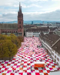 Basel Reveals Its First City-Scale Cloth Installation – The BIGNIK Project by the Riklin Brothers