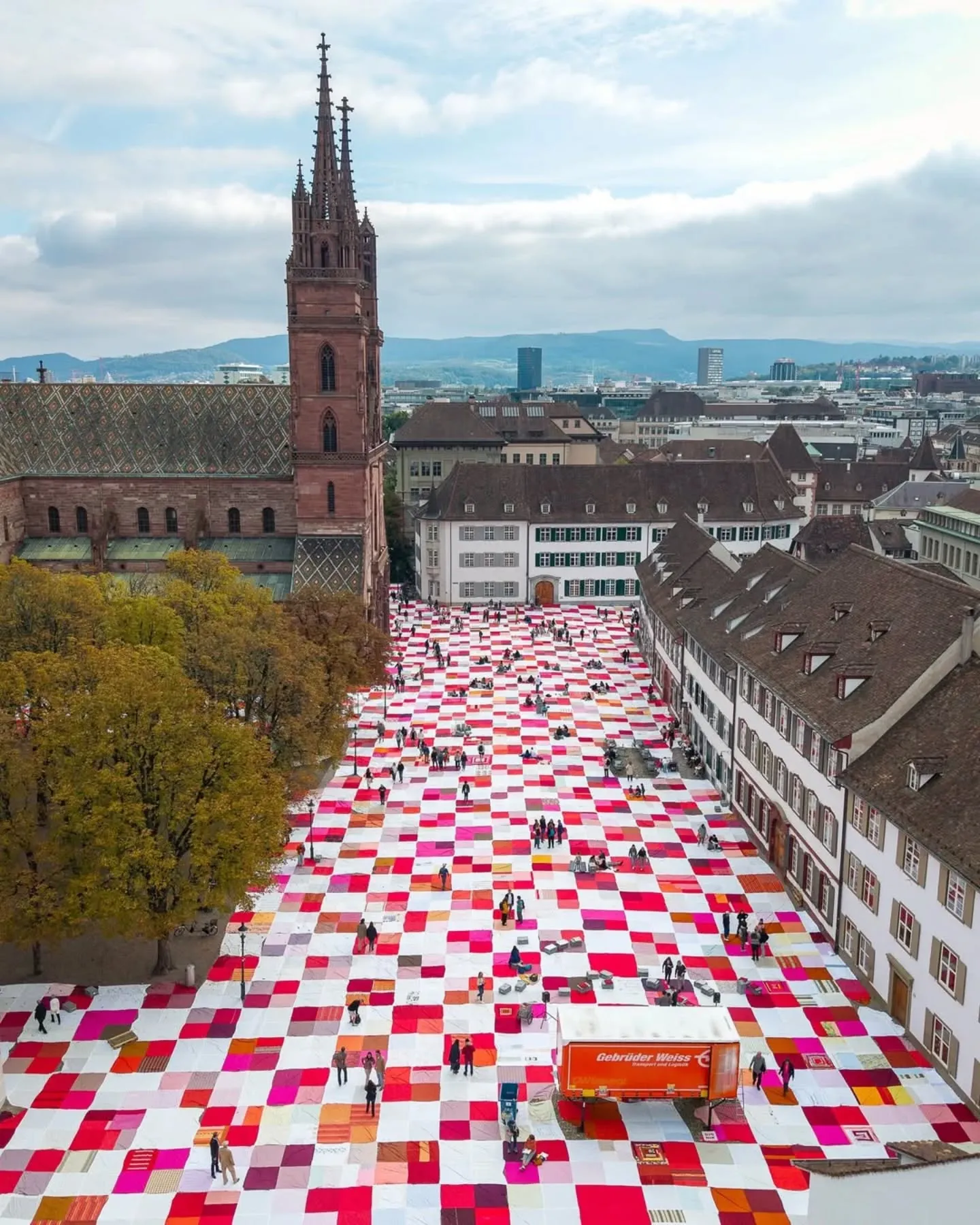 Basel Reveals Its First City-Scale Cloth Installation, The BIGNIK Project 7 Basel Reveals Its First City-Scale Cloth Installation – The BIGNIK Project by the Riklin Brothers