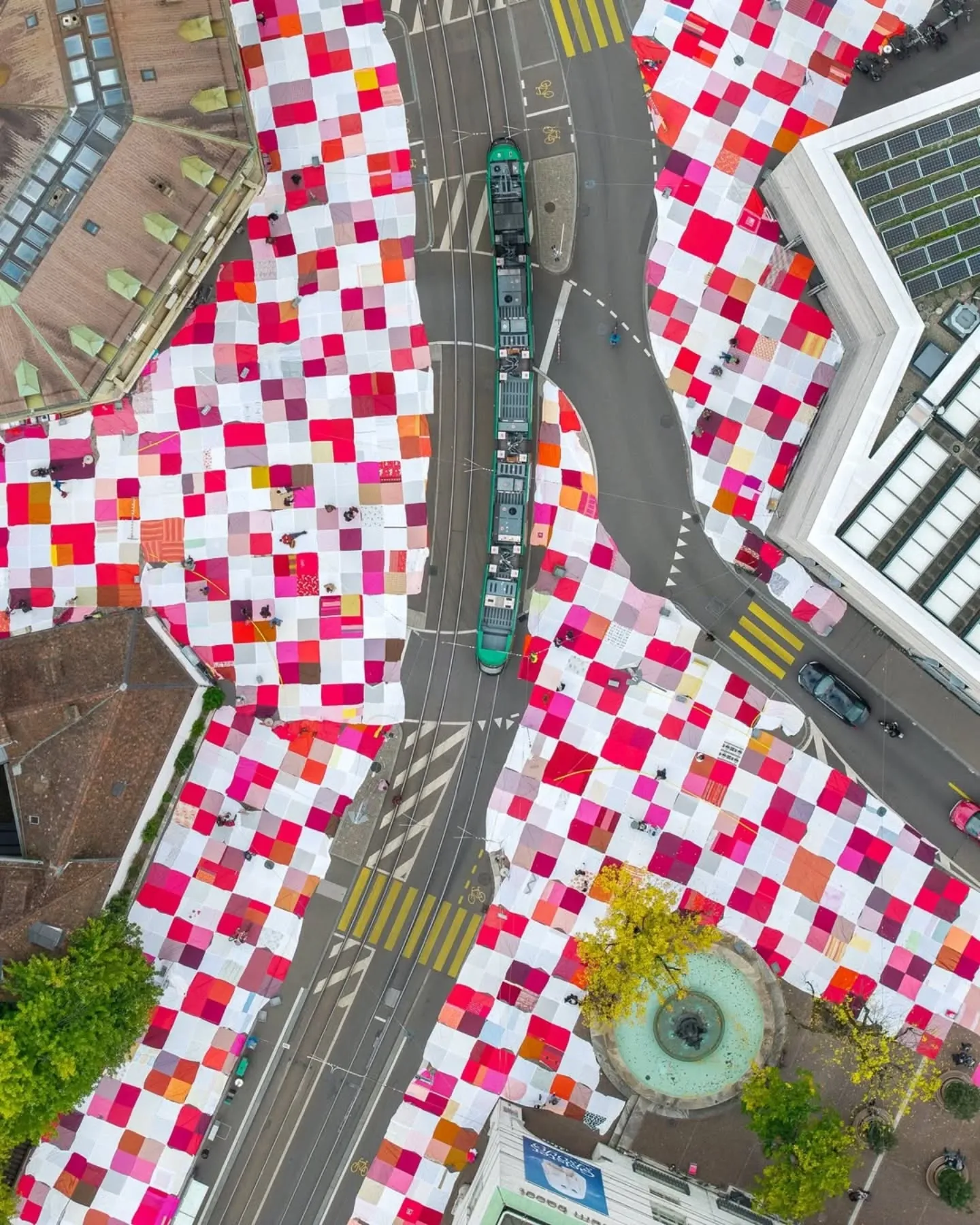 Basel Reveals Its First City-Scale Cloth Installation, The BIGNIK Project 10 Basel Reveals Its First City-Scale Cloth Installation – The BIGNIK Project by the Riklin Brothers