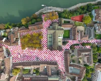 Basel Reveals Its First City-Scale Cloth Installation – The BIGNIK Project by the Riklin Brothers
