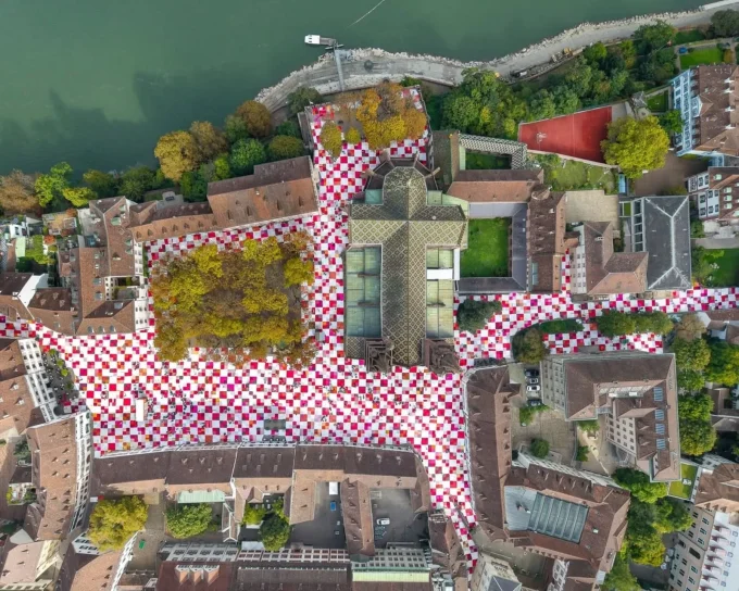 Basel Reveals Its First City-Scale Cloth Installation – The BIGNIK Project by the Riklin Brothers