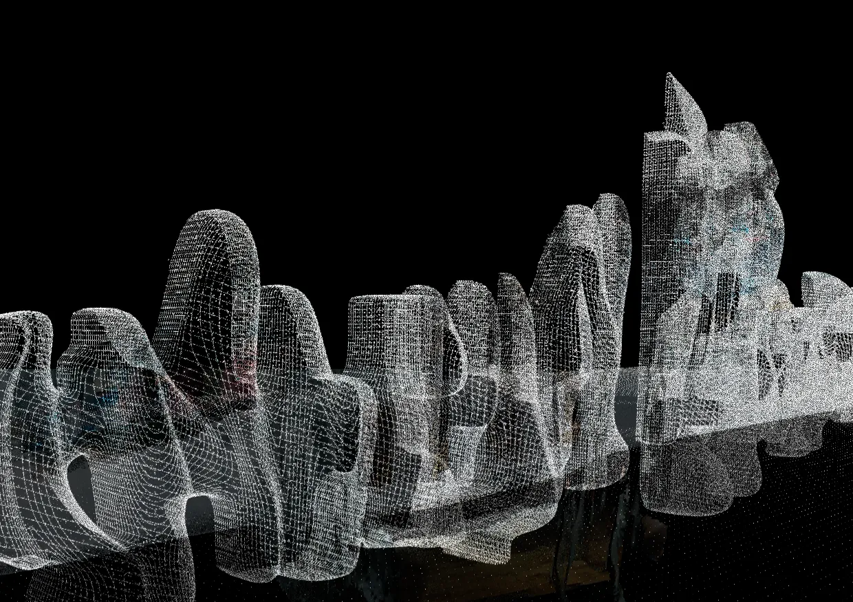 Recurrence: Computational Tectonics via Parameterized LiDar Scanning and Sand Binder Jetting for a Circular Façade System 11 Recurrence: Computational Tectonics via Parameterized LiDar Scanning and Sand Binder Jetting for a Circular Façade System