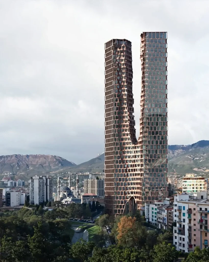 Tirana Hive Concept Visualized by Snøhetta 11 snohetta tirana hive