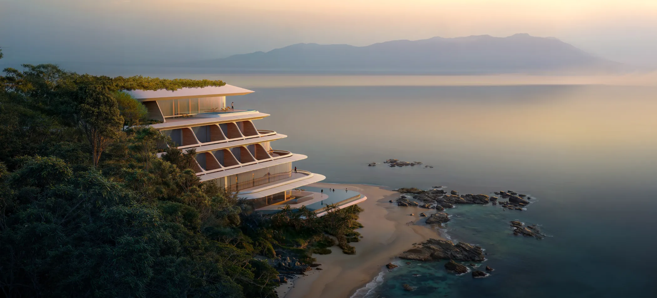 Vertex by NOT A HOTEL: ZHA-Designed Coastal Hotel in Okinawa 8 Vertex by NOT A HOTEL, Okinawa, ZHA
